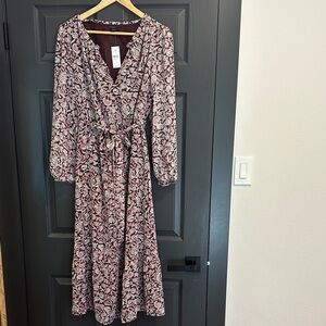 NWT Ann Taylor Floral Maxi Dress with lining